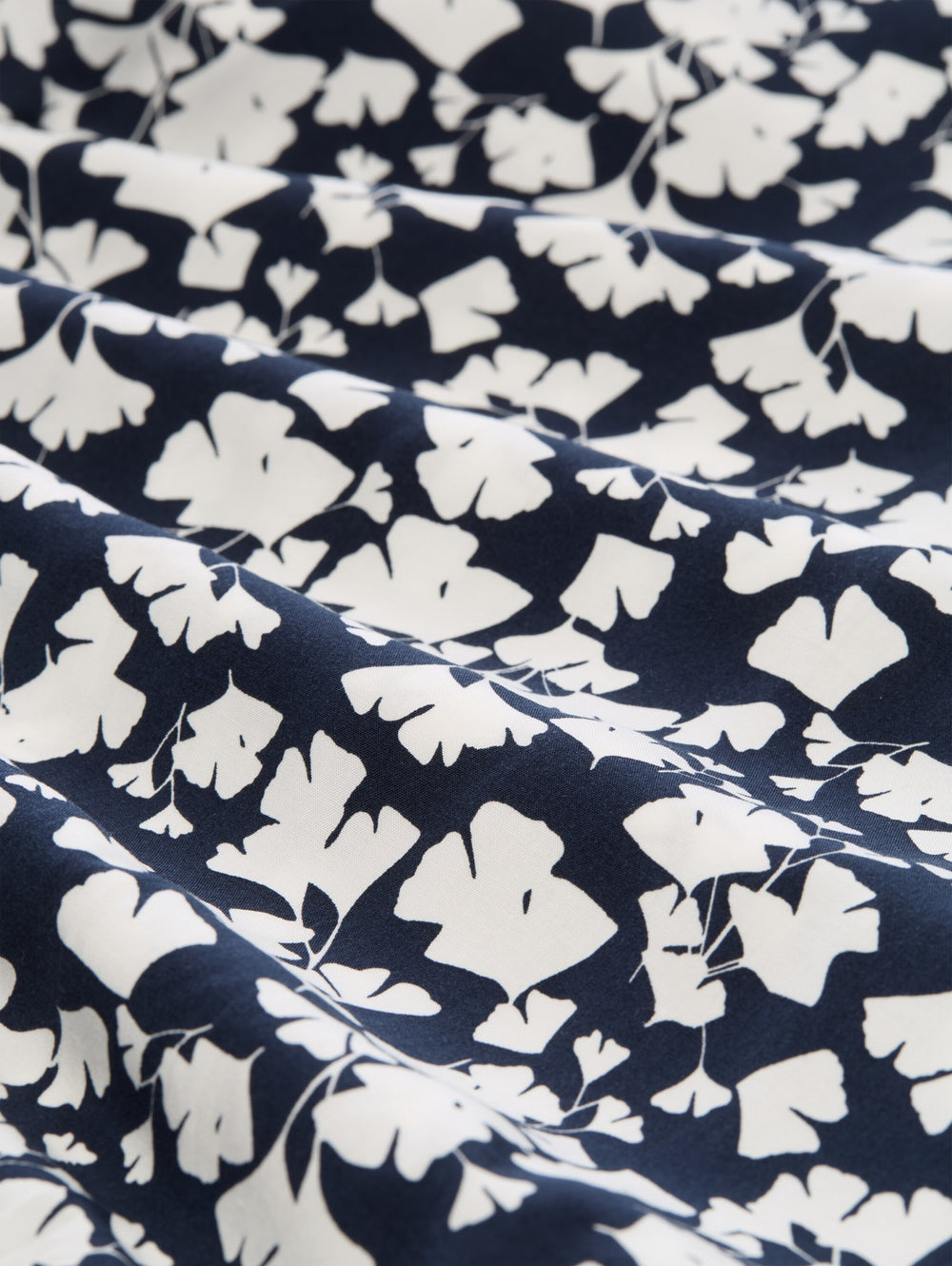 blouse printed shortsleeves, blue ginkgo minimal 39735 Bild 2