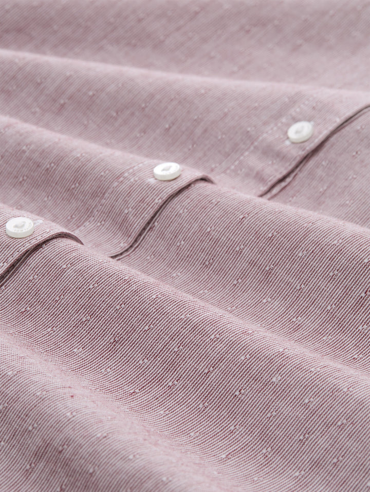 blouse with dobby fabric, preppy plum dobby 41149 Bild 8
