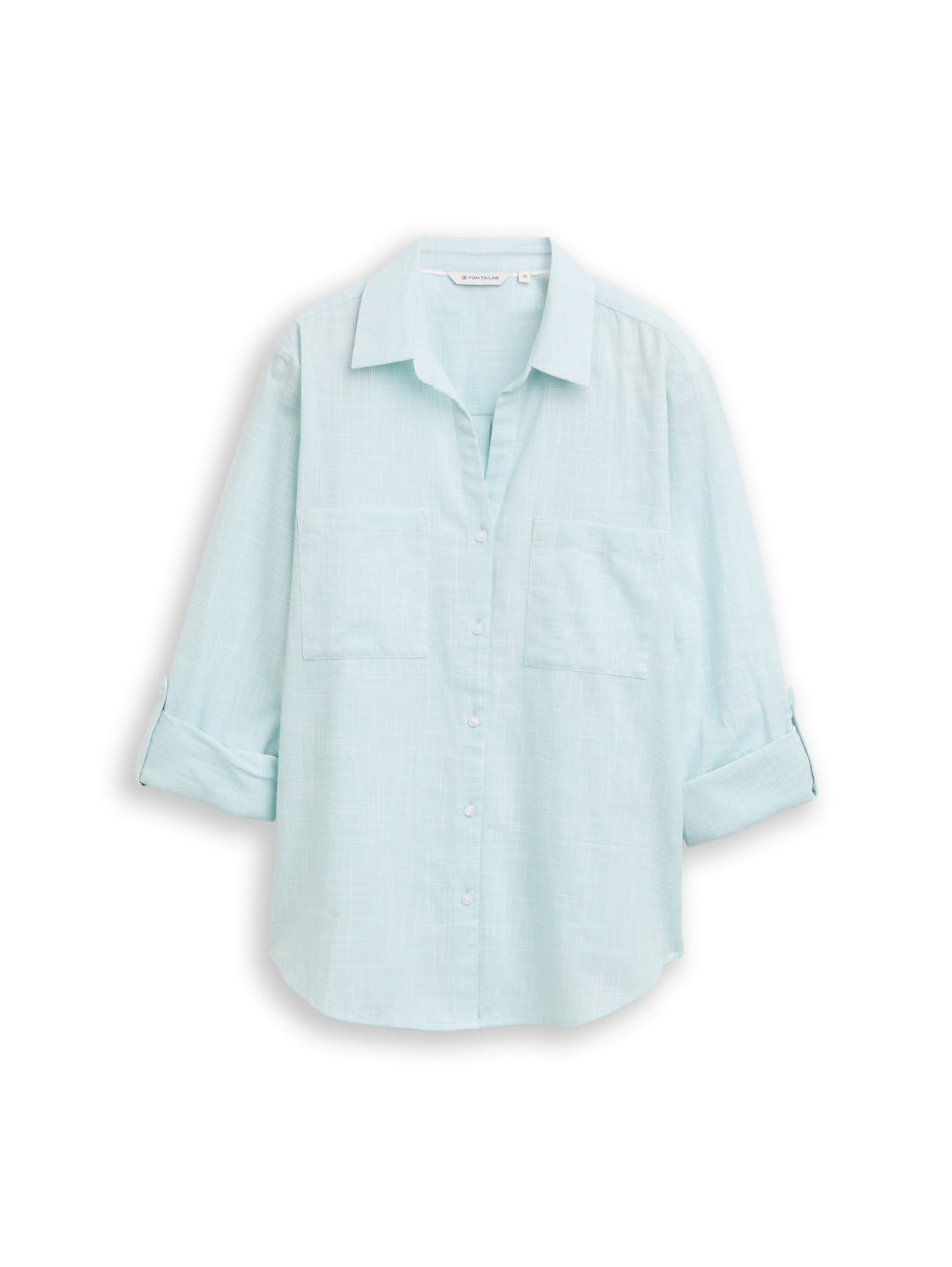 blouse with slub structure, new blue haze 40028 Bild 1