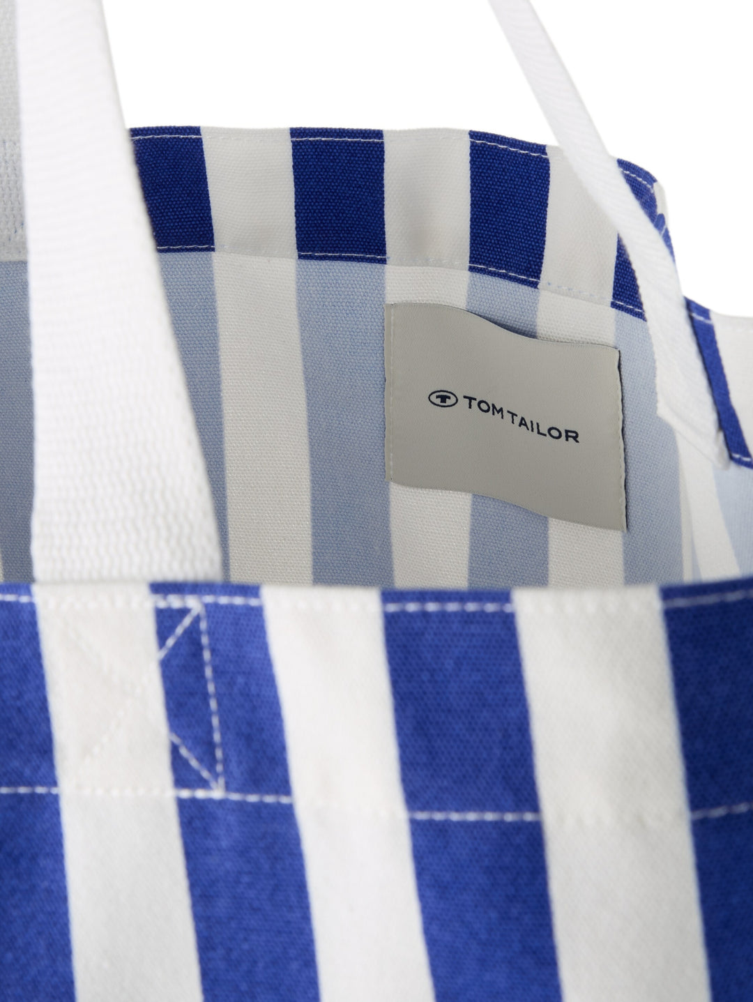 canvas bag, blue offwhite stripe 40464 Bild 4