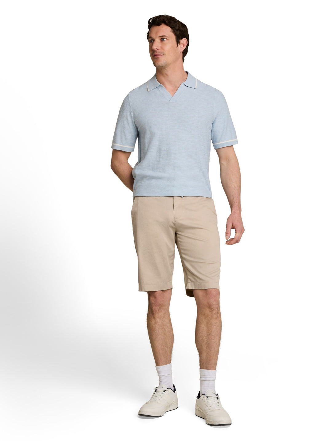 casual regular chino shorts, Cashew Beige 11032 Bild 5