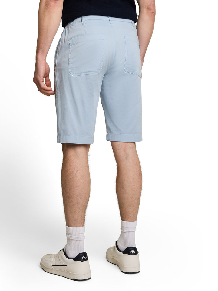 casual regular chino shorts, light blue grey 35249 Bild 4