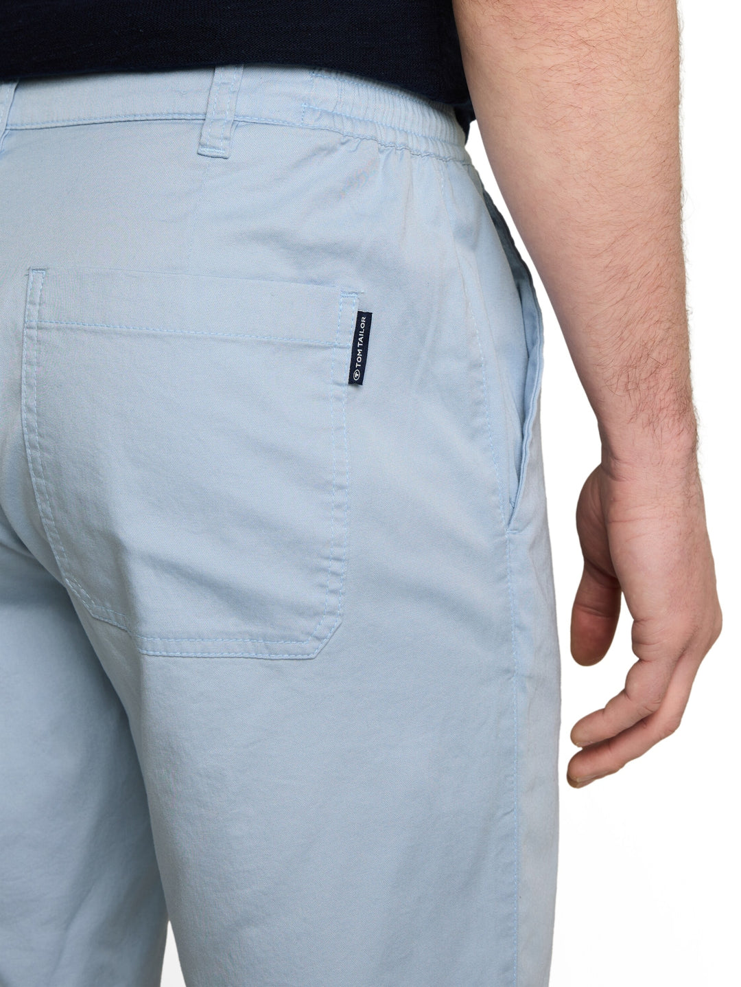 casual regular chino shorts, light blue grey 35249 Bild 6