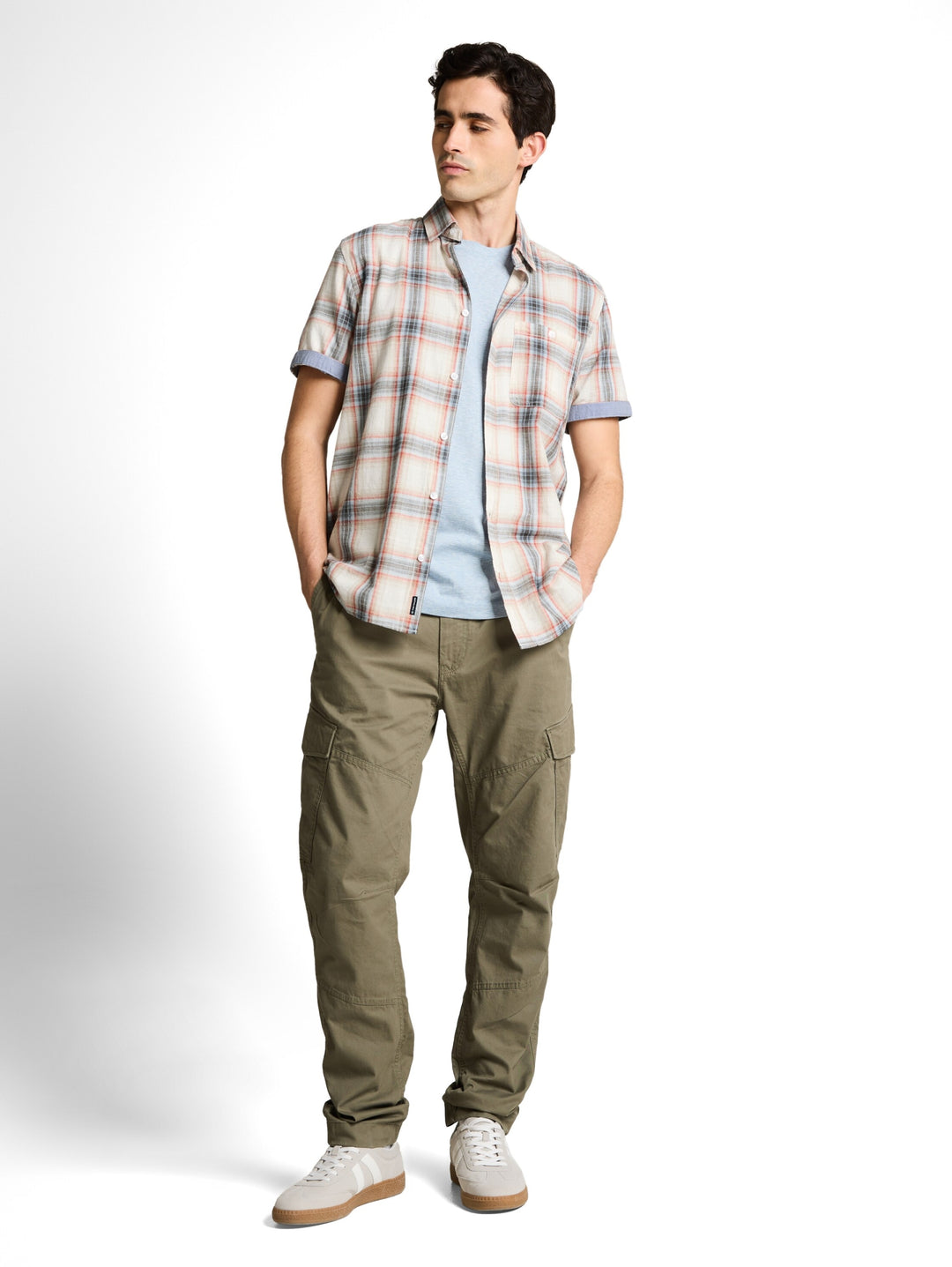 checked shirt, white multicolor check 39682 Bild 3