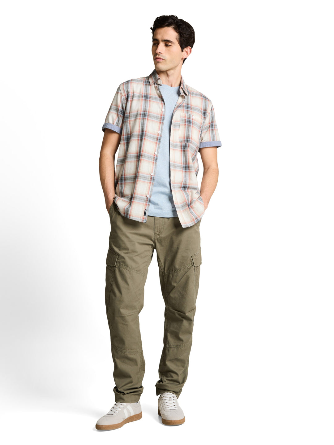 checked shirt, white multicolor check 39682 Bild 3