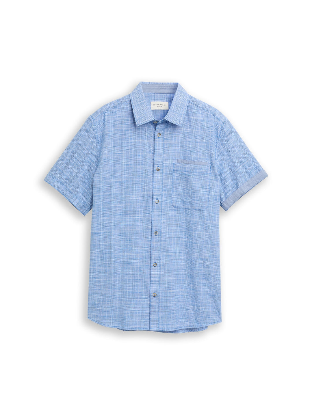 checked slubyarn shirt, surf blue check 40510 Bild 7
