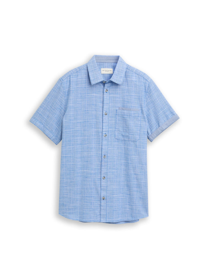 checked slubyarn shirt, surf blue check 40510 Bild 7