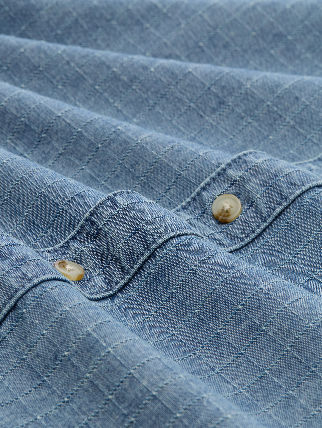 comfort checked denim shirt, mid blue denim check 40898 Bild 2