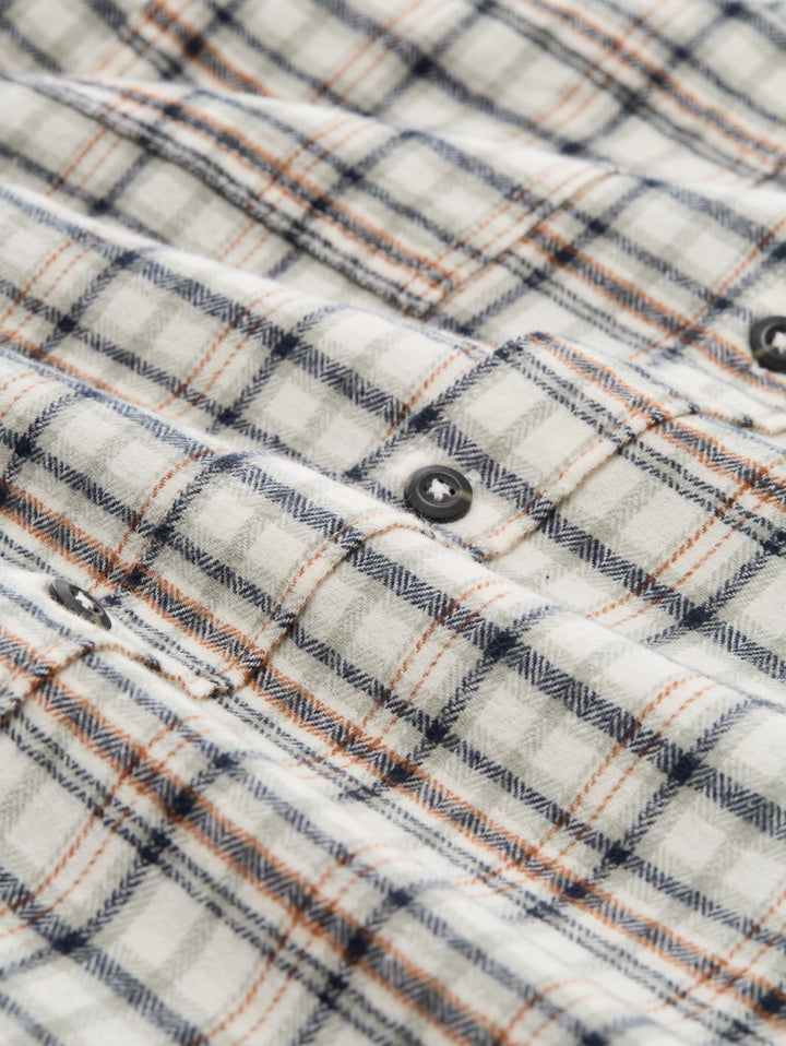 comfort checked shirt, white based mint check 40684 Bild 2