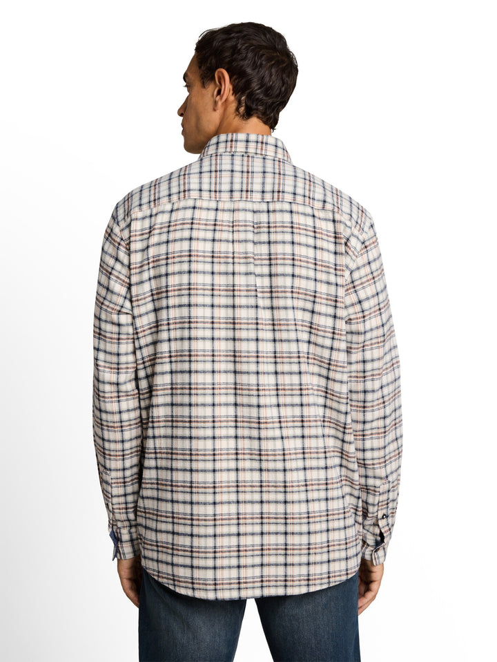 comfort checked shirt, white based mint check 40684 Bild 4