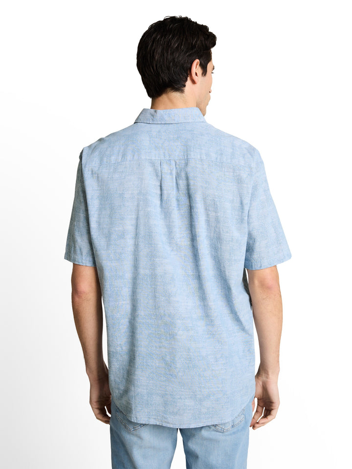comfort printed shirt, light blue tonal design 39662 Bild 4