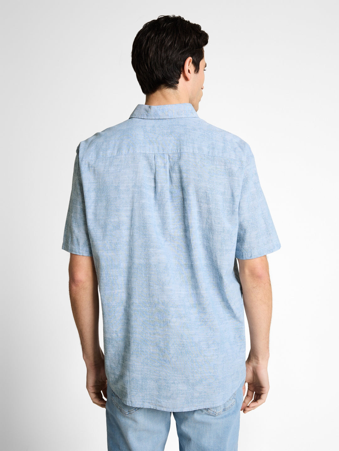 comfort printed shirt, light blue tonal design 39662 Bild 4