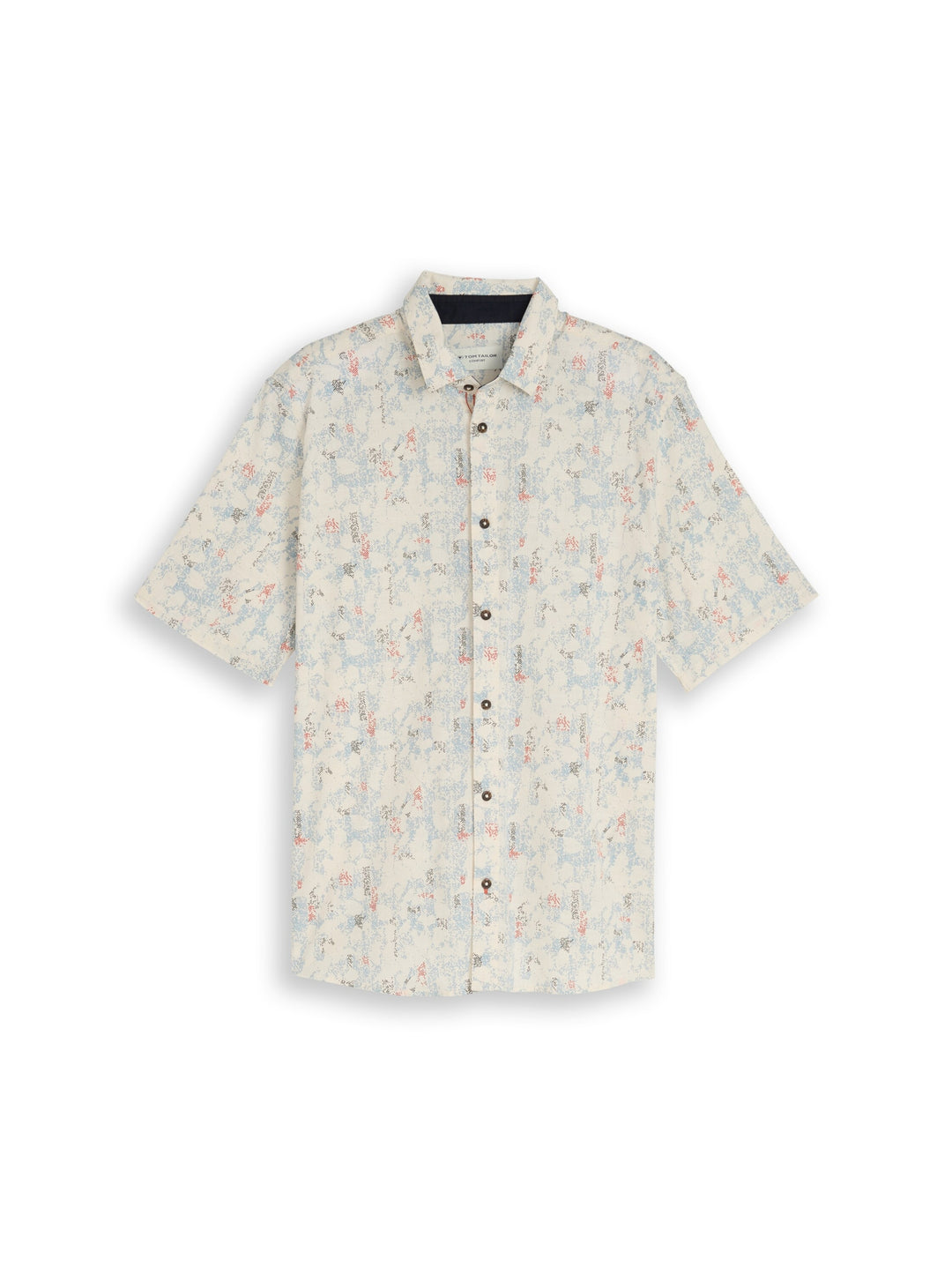 comfort printed shirt, offwhite structure design 39485 Bild 1