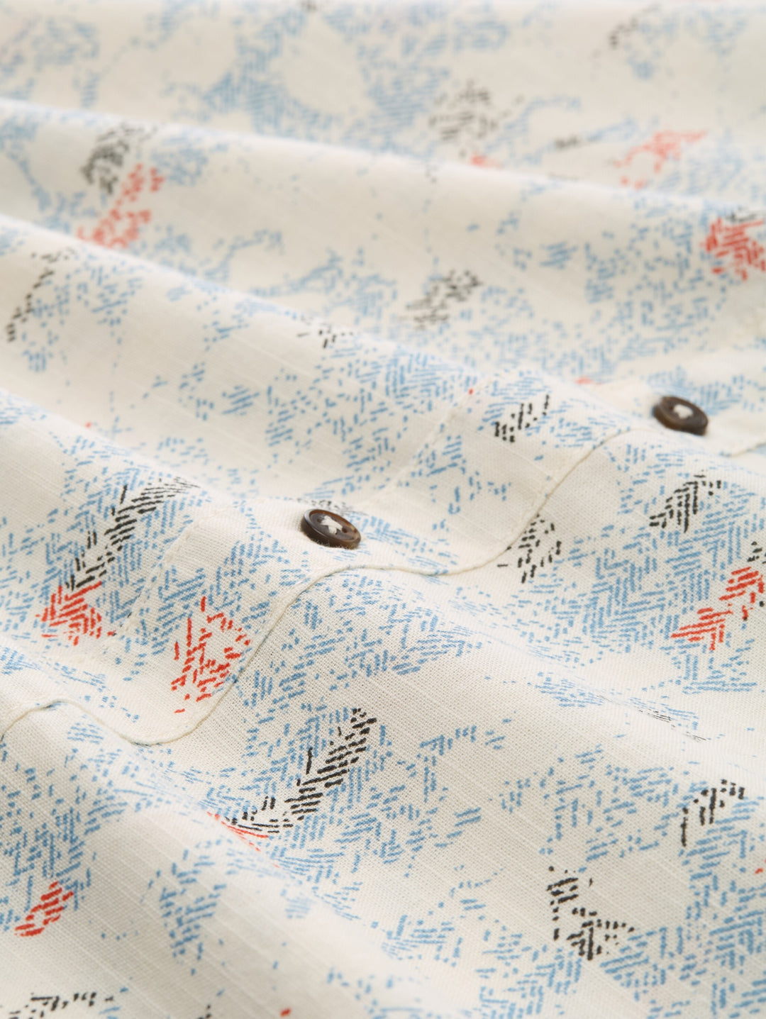 comfort printed shirt, offwhite structure design 39485 Bild 2