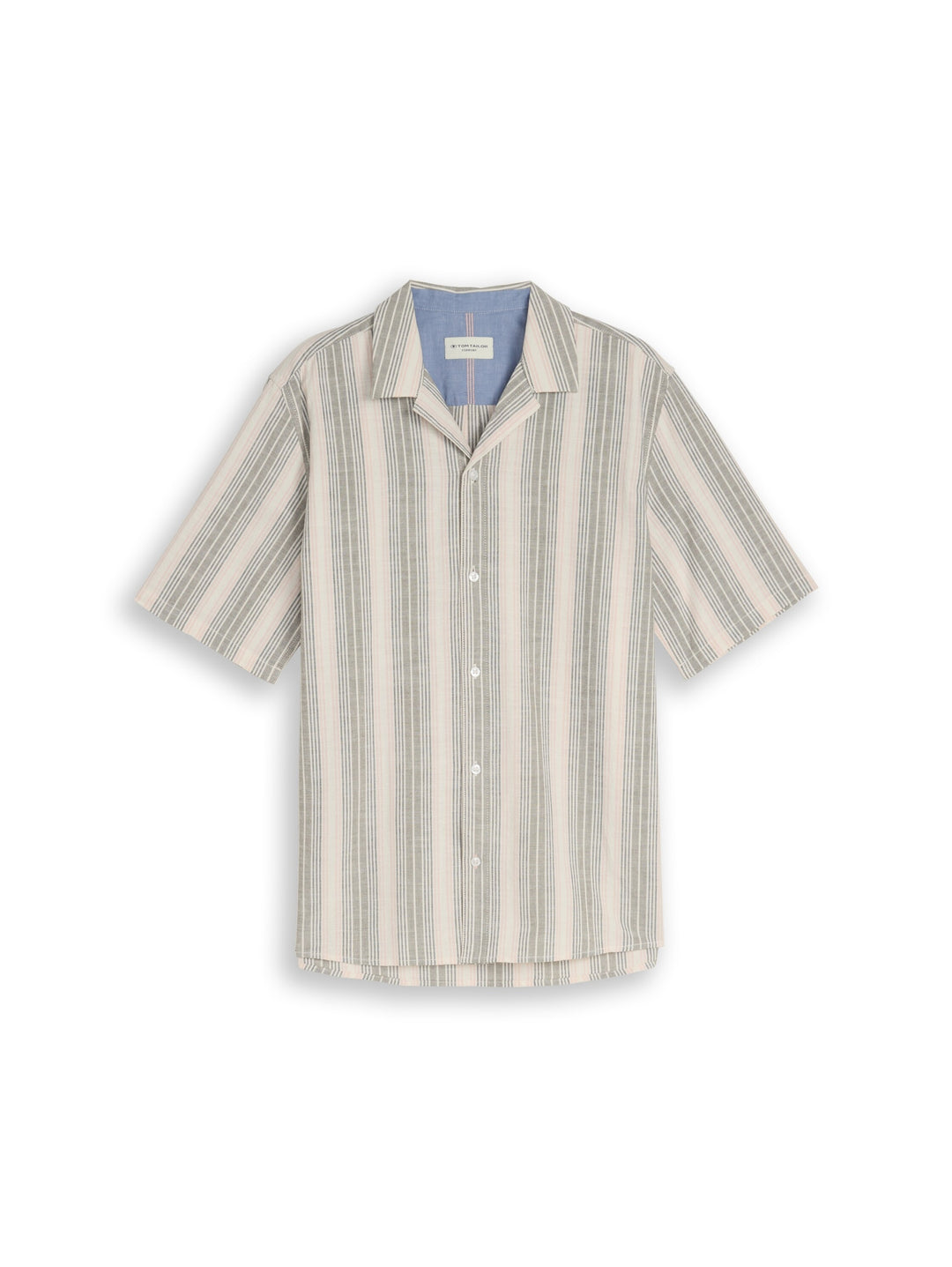 comfort striped shirt, olive multicolor stripe 39597 Bild 1