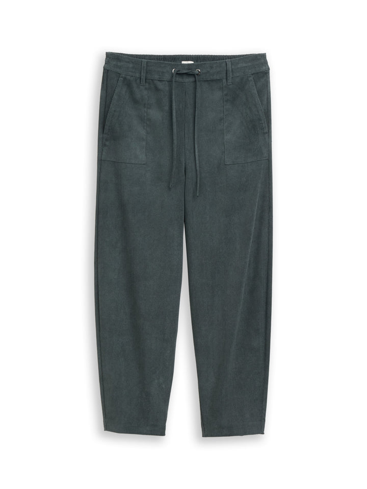 corduroy barrel pants, Darkest Olive 14406 Bild 1