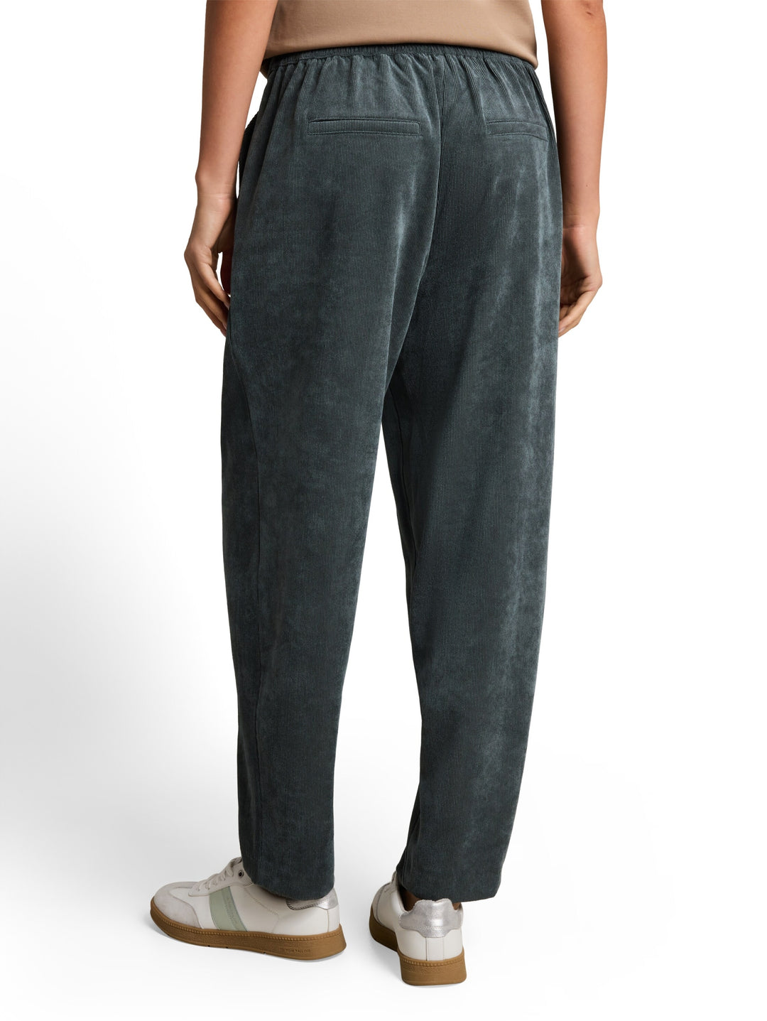 corduroy barrel pants, Darkest Olive 14406 Bild 4
