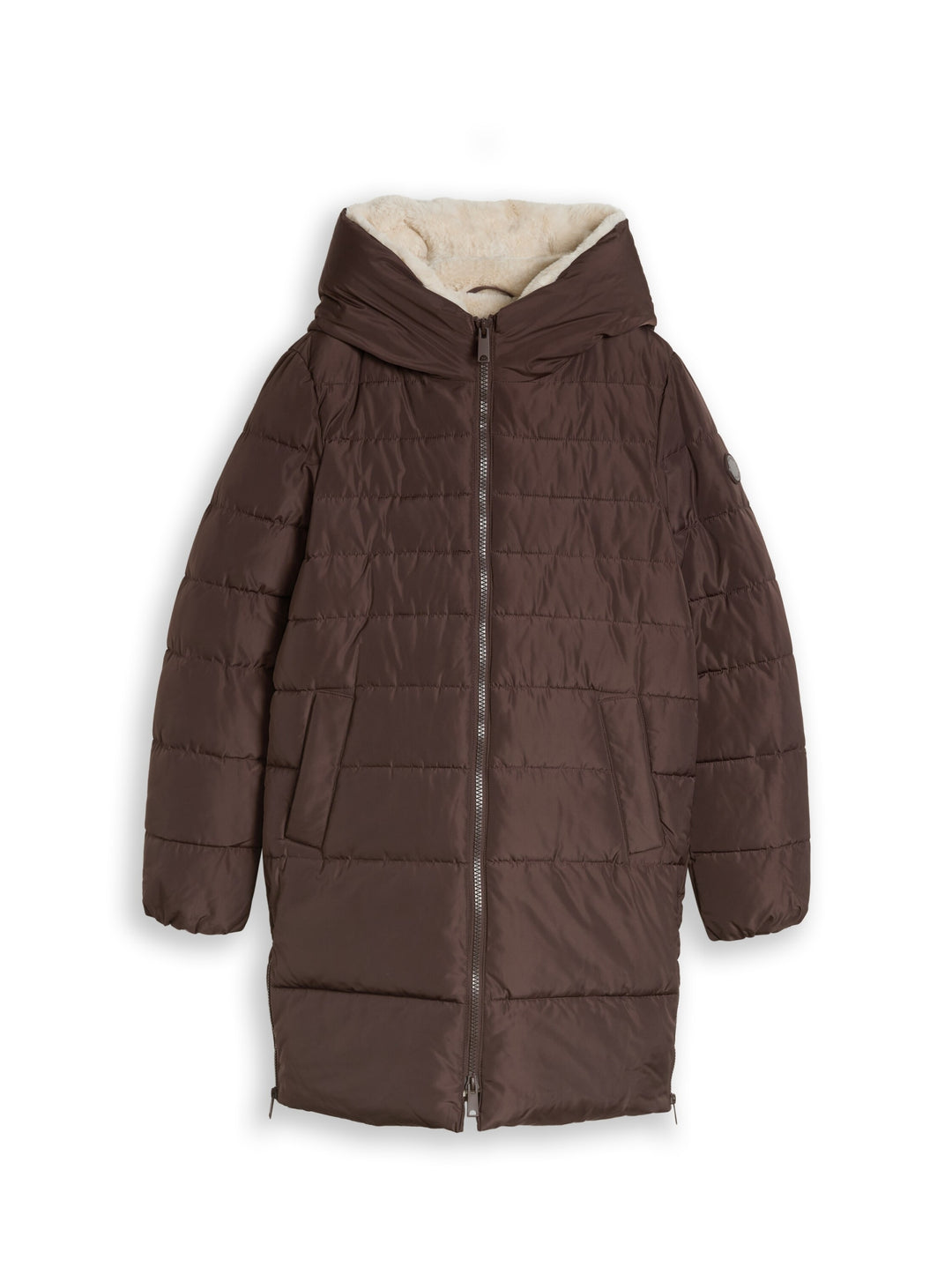 cosy puffer coat, java dark brown 13234 Bild 1