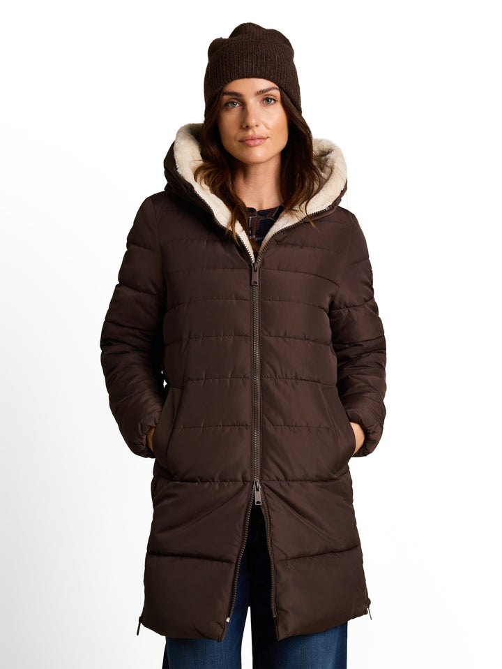 cosy puffer coat, java dark brown 13234 Bild 5