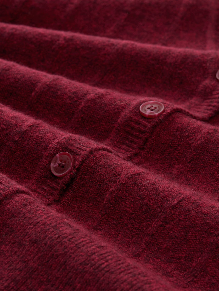 cosy rib cardigan, rumba red melange 39063 Bild 2