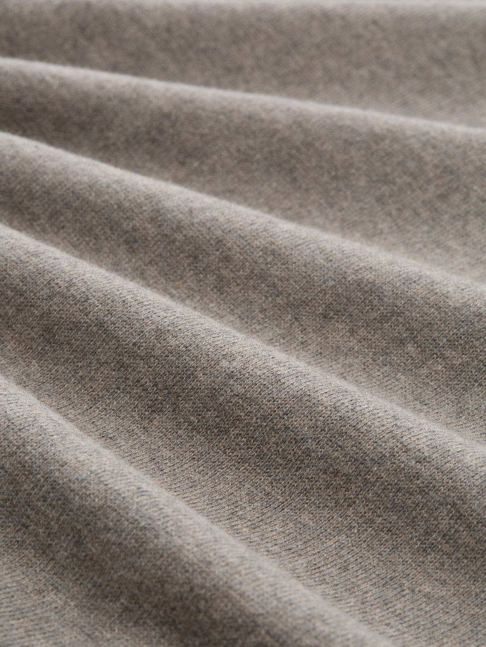 cotton cashmere crew neck knit, Driftwood Taupe Melangé 10368 Bild 2