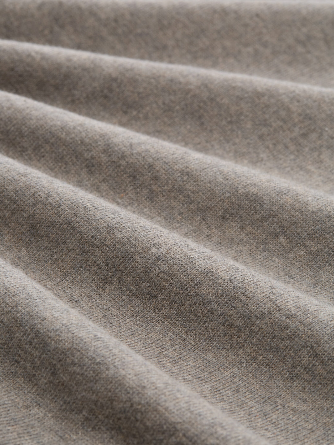 cotton cashmere crew neck knit, Driftwood Taupe Melangé 10368 Bild 8