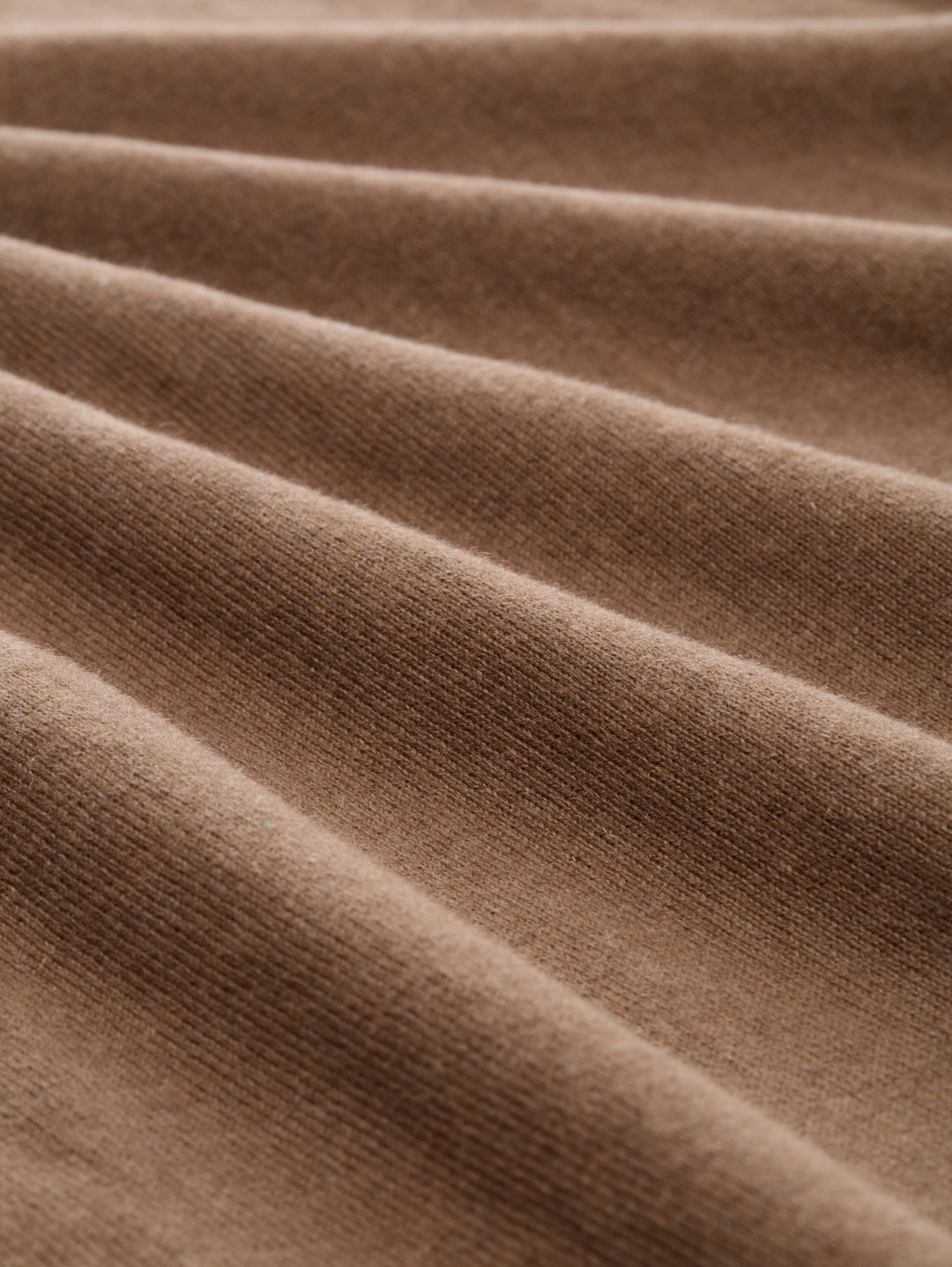 cotton cashmere crewneck knit, dark taupe melange 38678 Bild 2