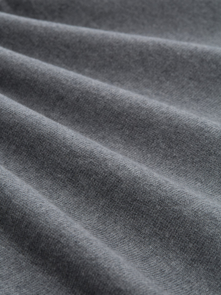 cotton cashmere crewneck knit, classic dark grey melange 38679 Bild 2