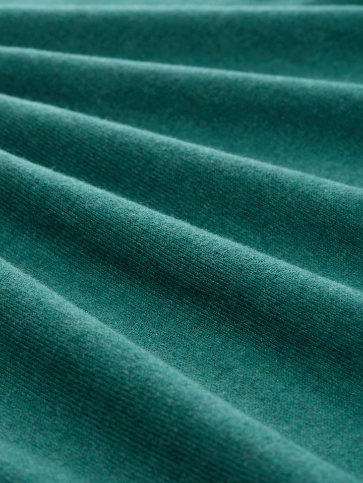 cotton cashmere crewneck knit, jasper green melange 38681 Bild 2
