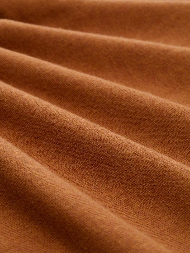 cotton cashmere troyer knit, camel brown melange 41006 Bild 2
