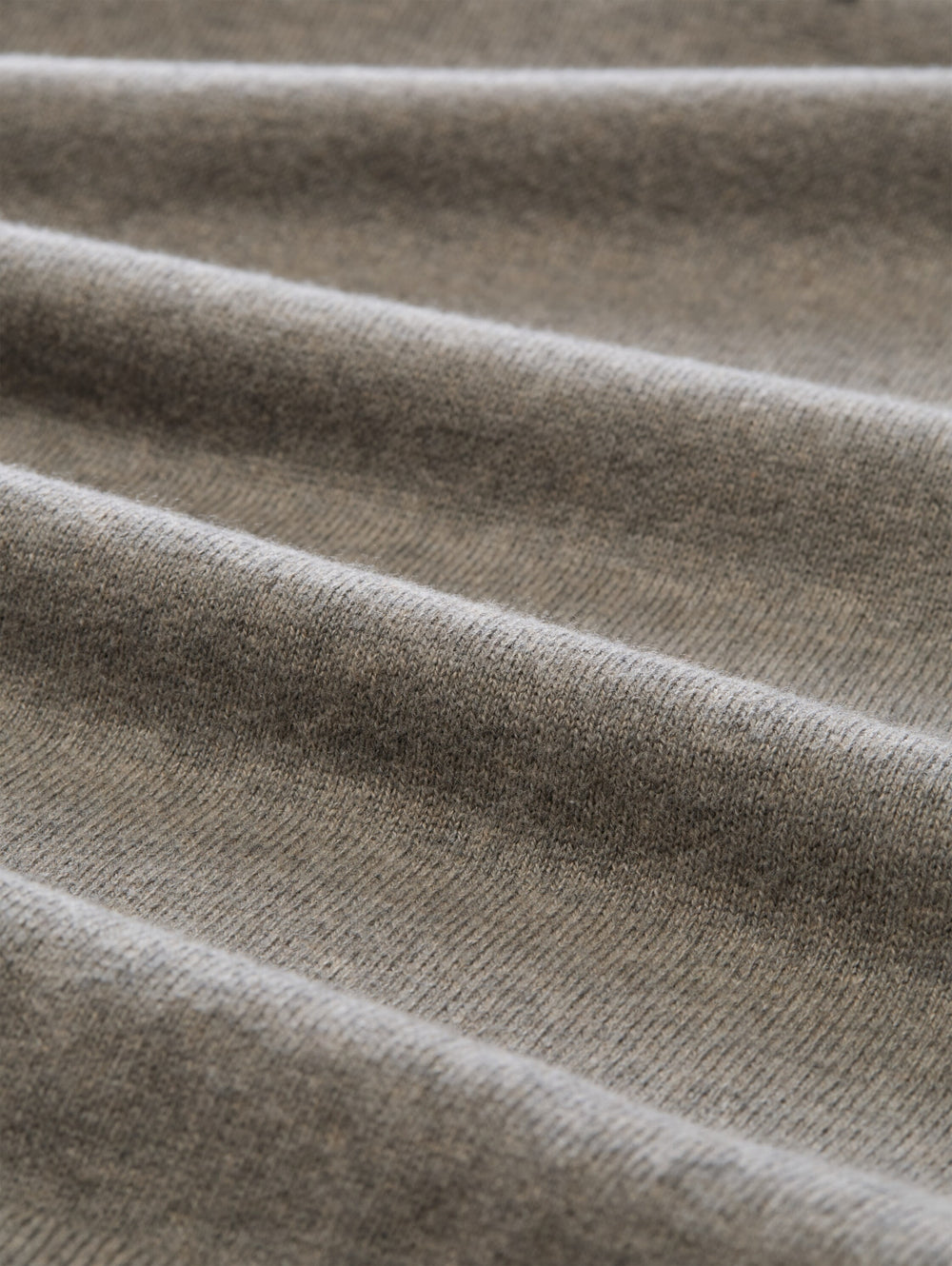 cotton cashmere troyer knit, Driftwood Taupe Melangé 10368 Bild 2