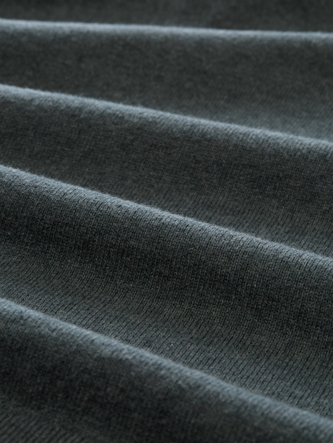 cotton cashmere troyer knit, darkest olive melange 40543 Bild 2