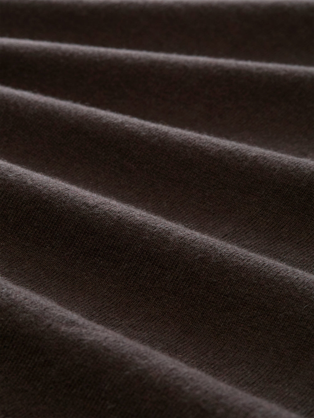 cotton cashmere troyer knit, dark chocolate brown melange 40781 Bild 2