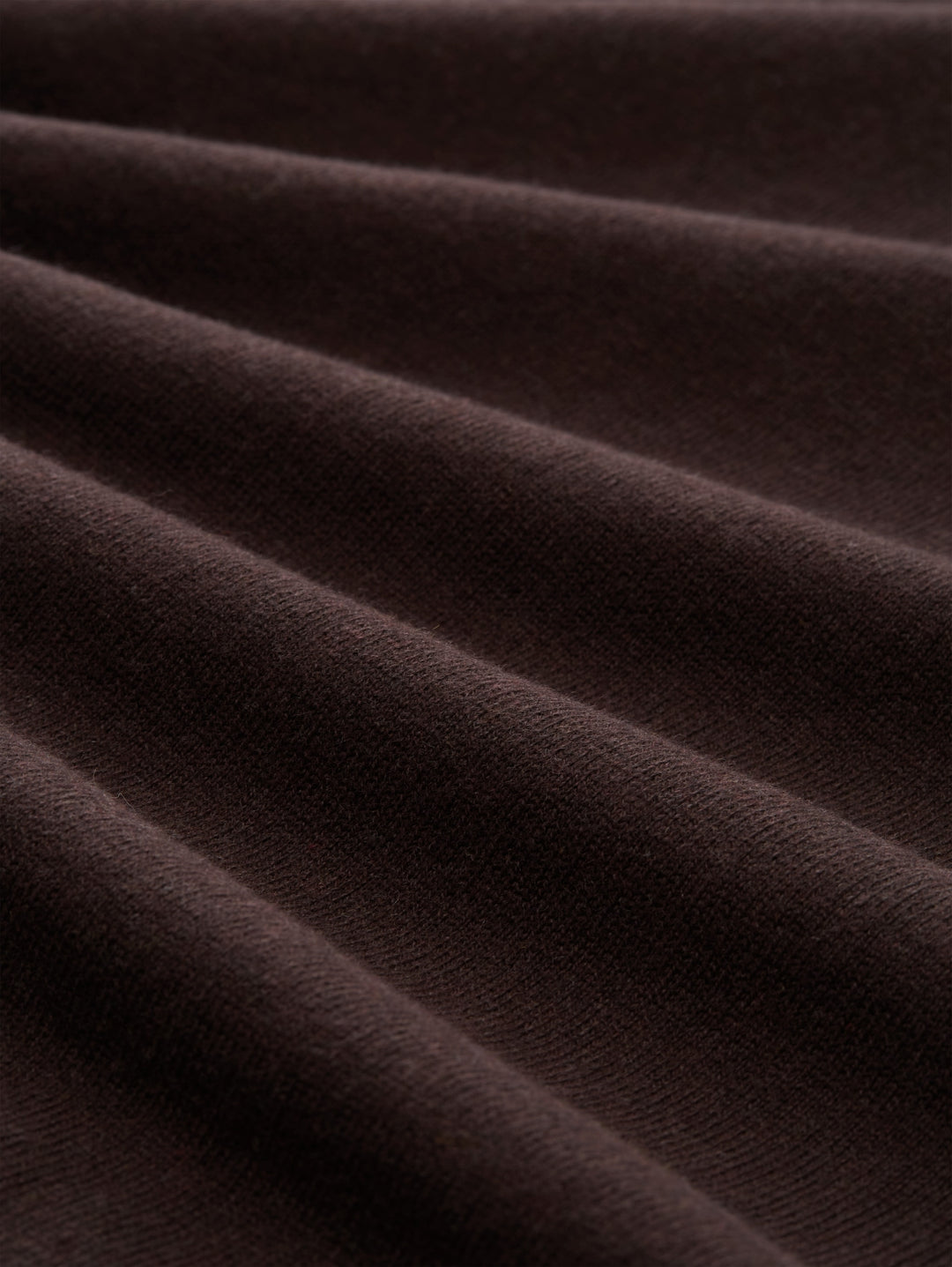 cotton cashmere turtle neck kn, dark chocolate brown melange 40781 Bild 2
