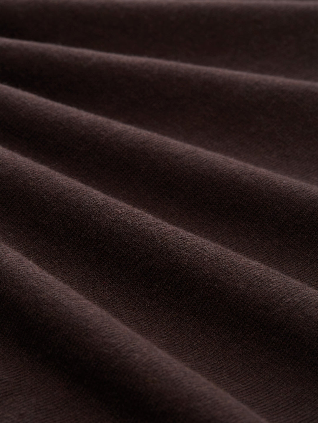 cotton cashmere turtle neck kn, dark chocolate brown melange 40781 Bild 7
