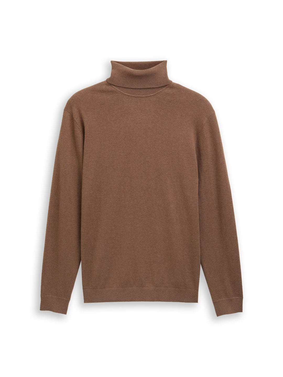 cotton cashmere turtleneck kni, dark taupe melange 38678 Bild 1