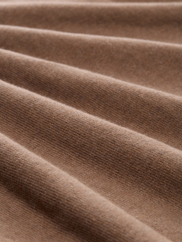 cotton cashmere turtleneck kni, dark taupe melange 38678 Bild 2