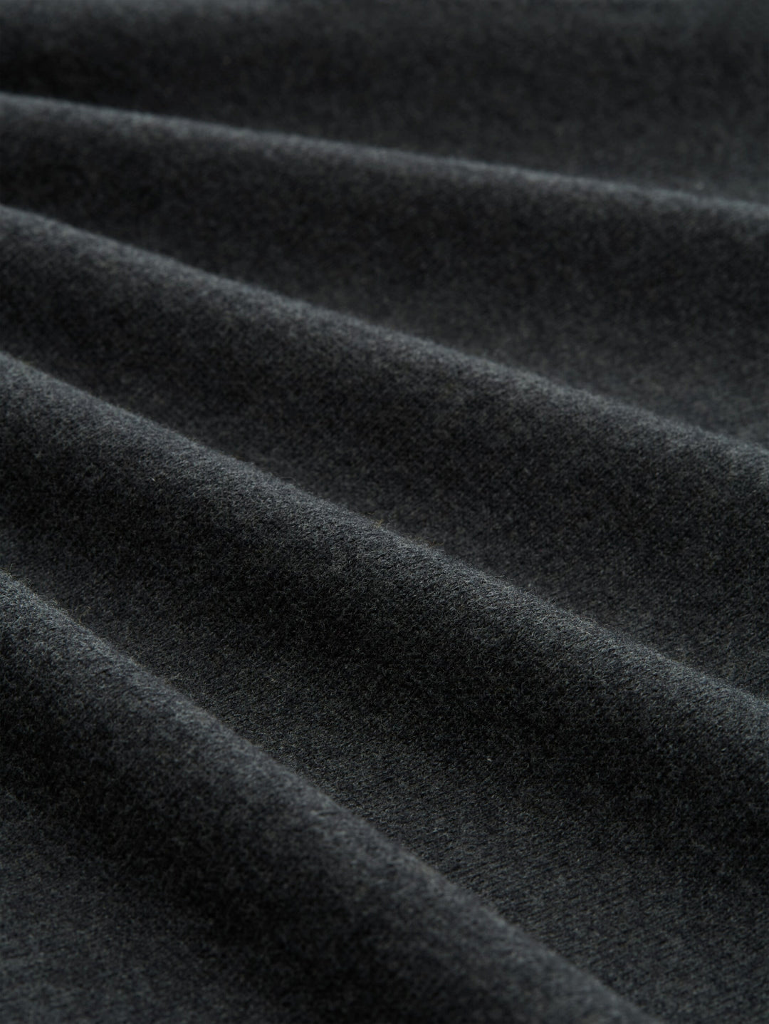 cotton cashmere zip jacket, Black Grey Melange 10617 Bild 2