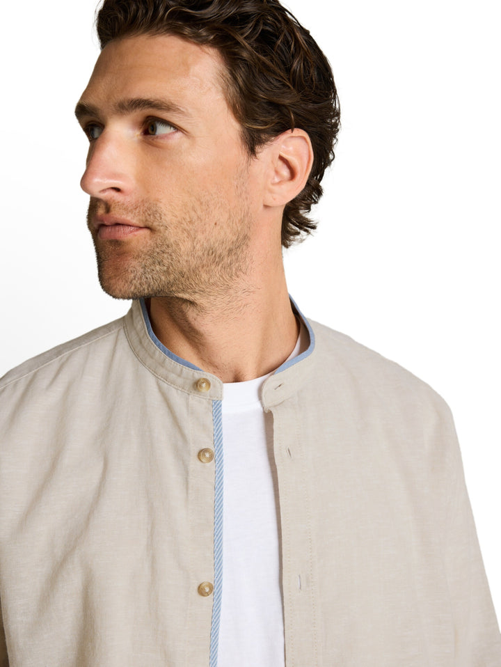 cotton linen shirt, cashew beige chambray 39587 Bild 6