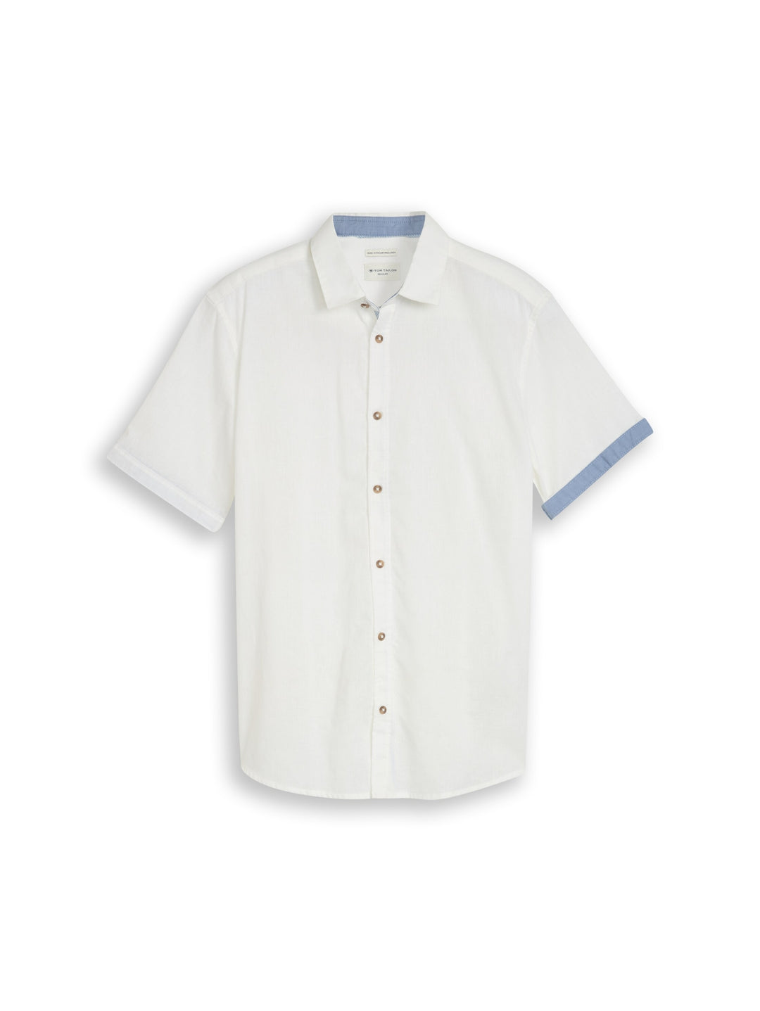 cotton linen shirt, White 20000 Bild 1