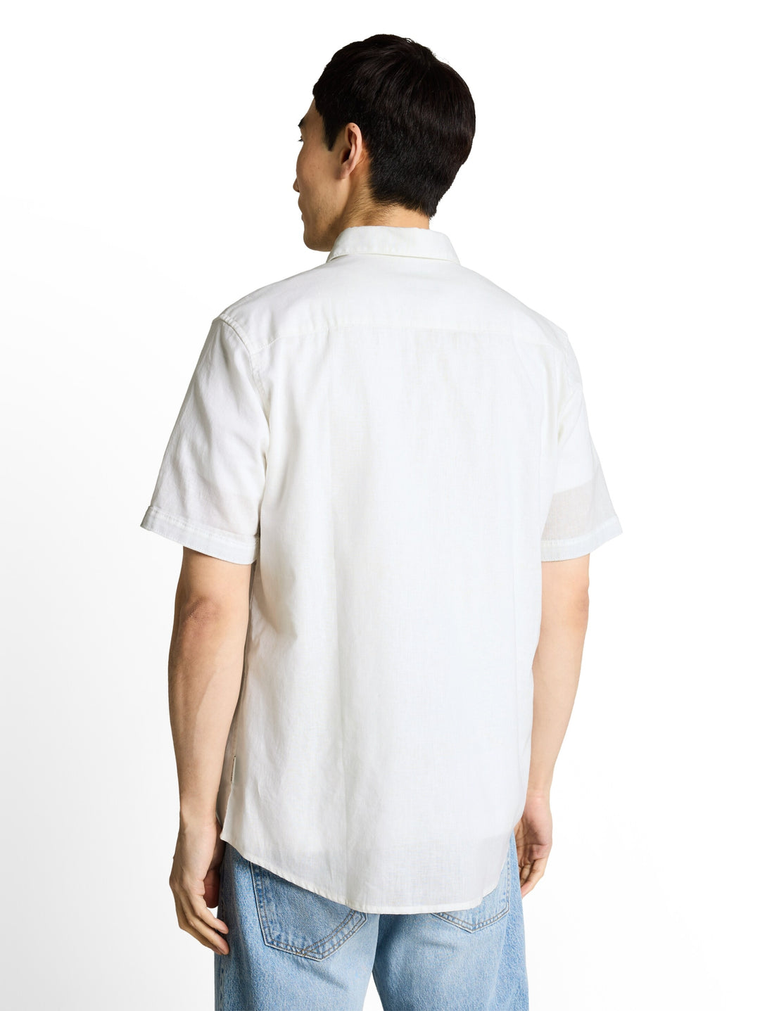 cotton linen shirt, White 20000 Bild 4
