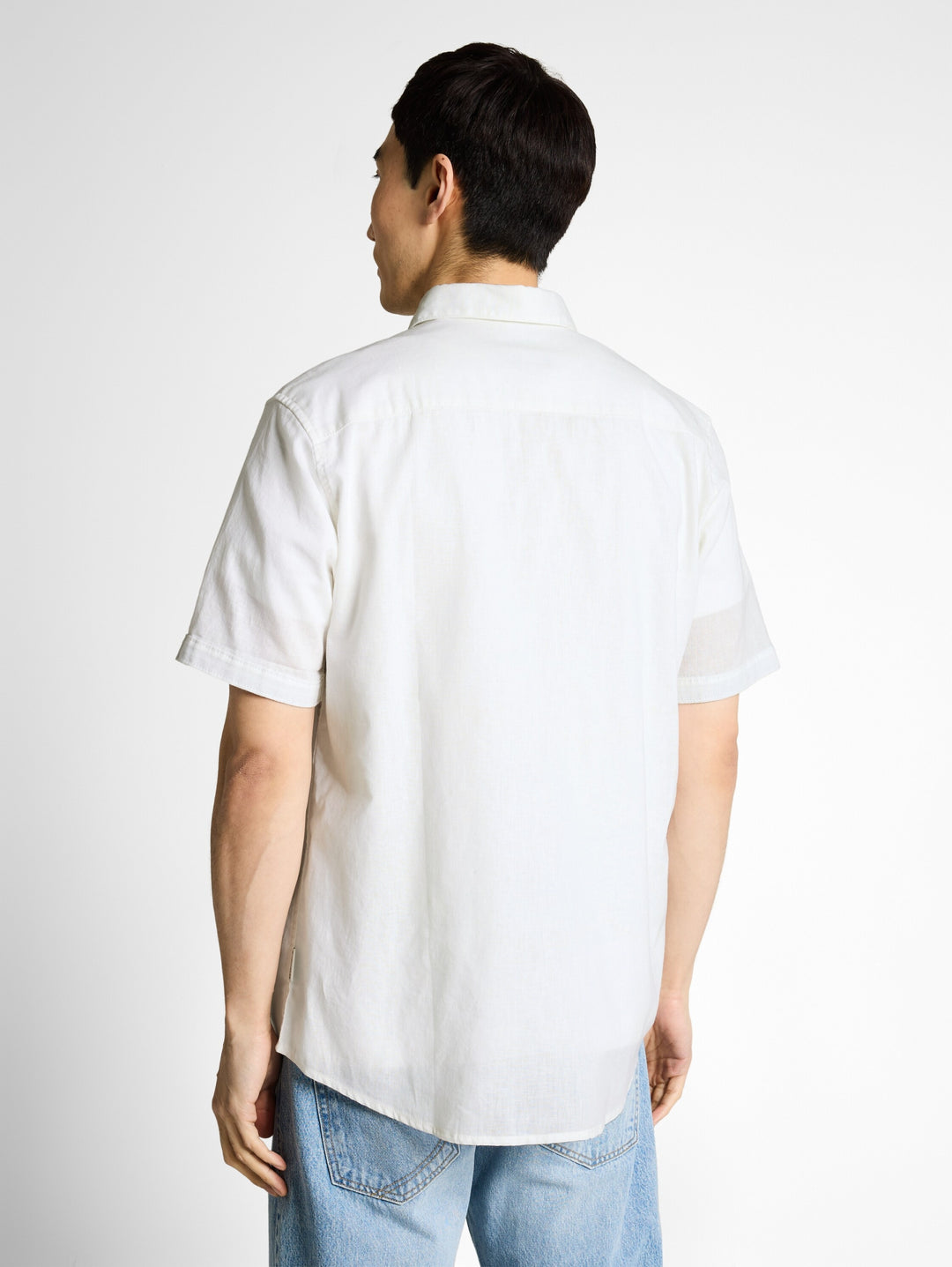 cotton linen shirt, White 20000 Bild 4