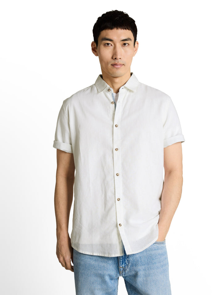 cotton linen shirt, White 20000 Bild 5