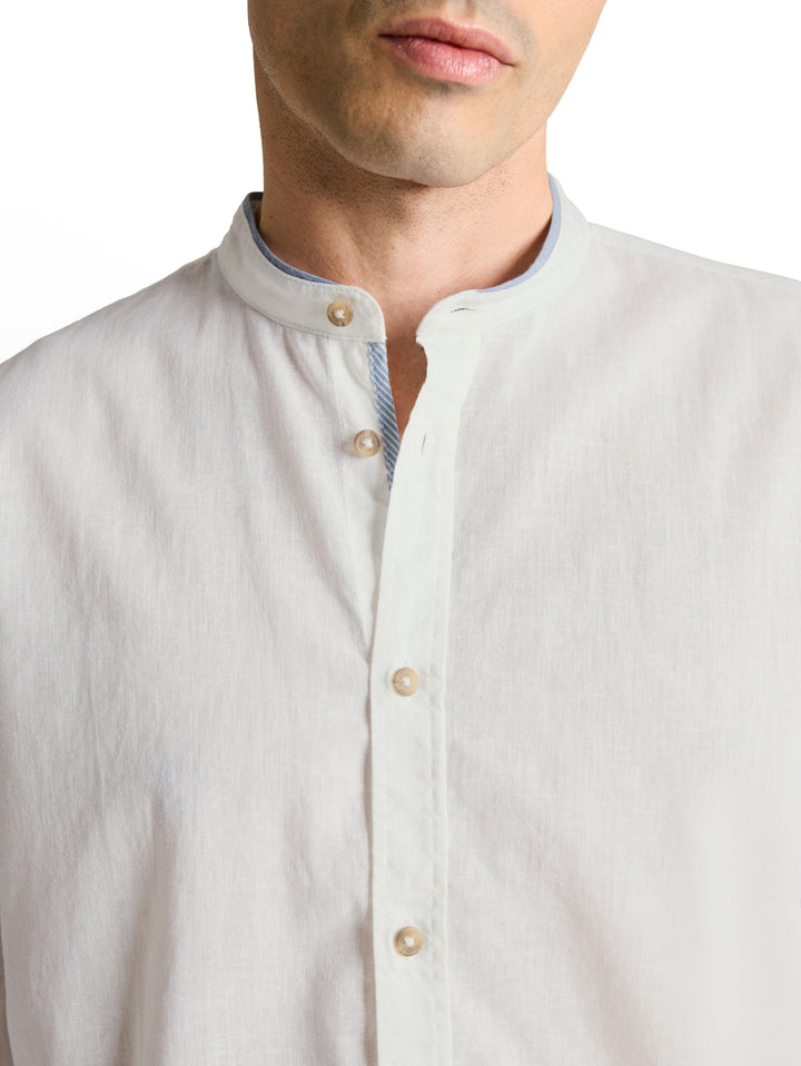 cotton linen shirt, White 20000 Bild 6