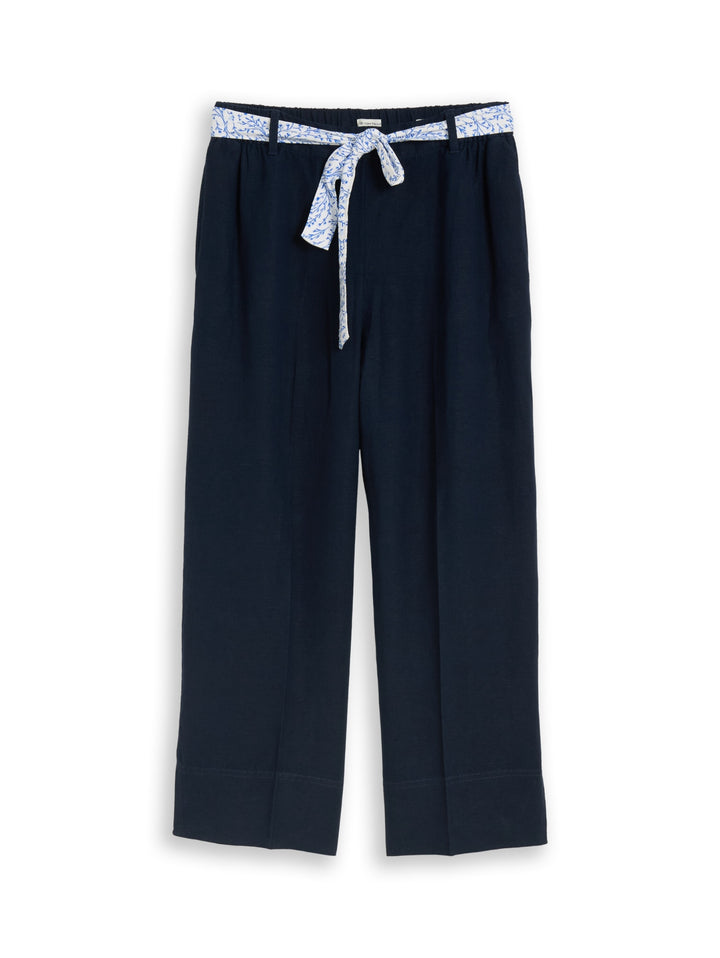 culotte linen pants, sky captain blue 10668 Bild 1