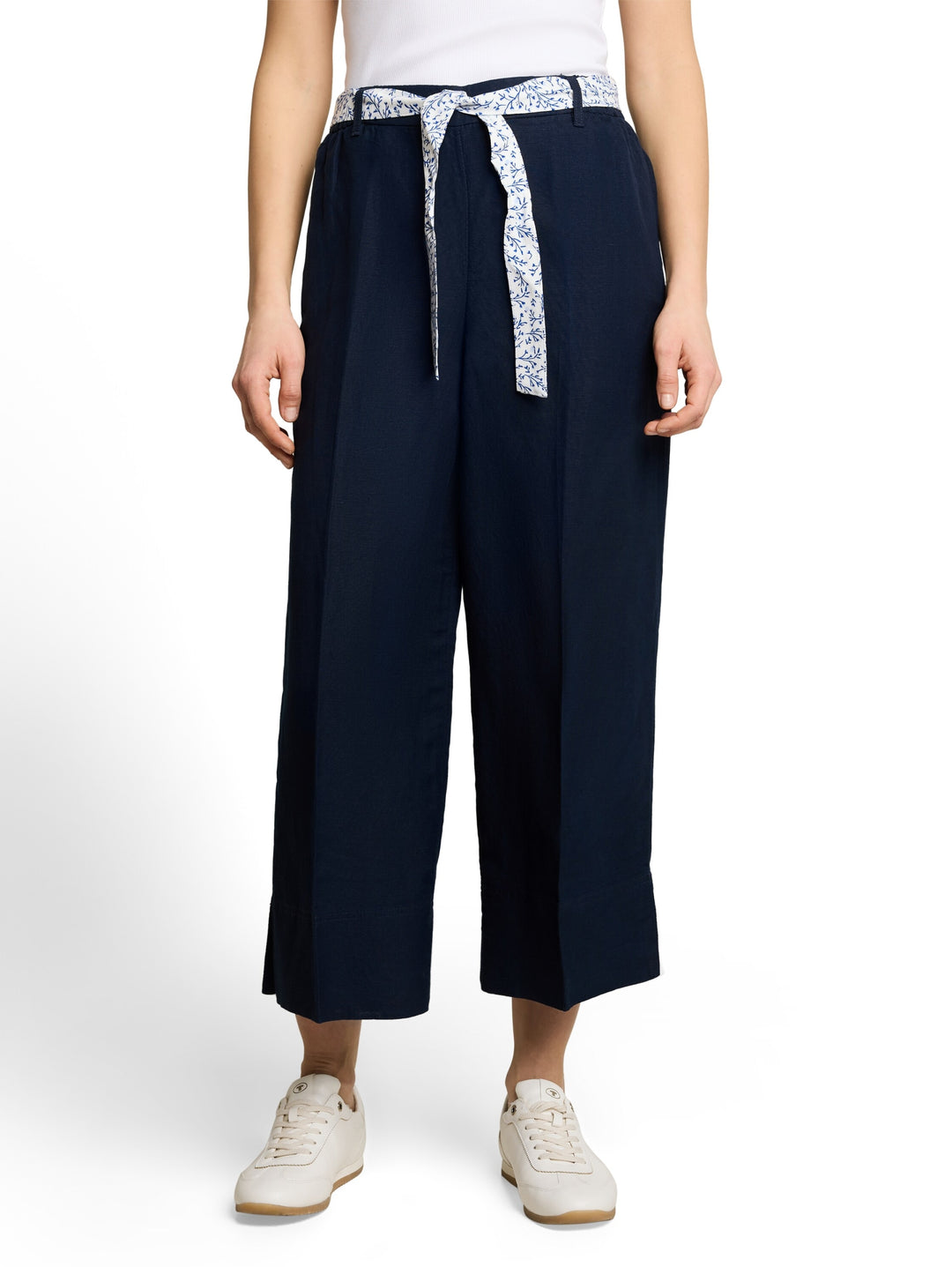 culotte linen pants, sky captain blue 10668 Bild 2