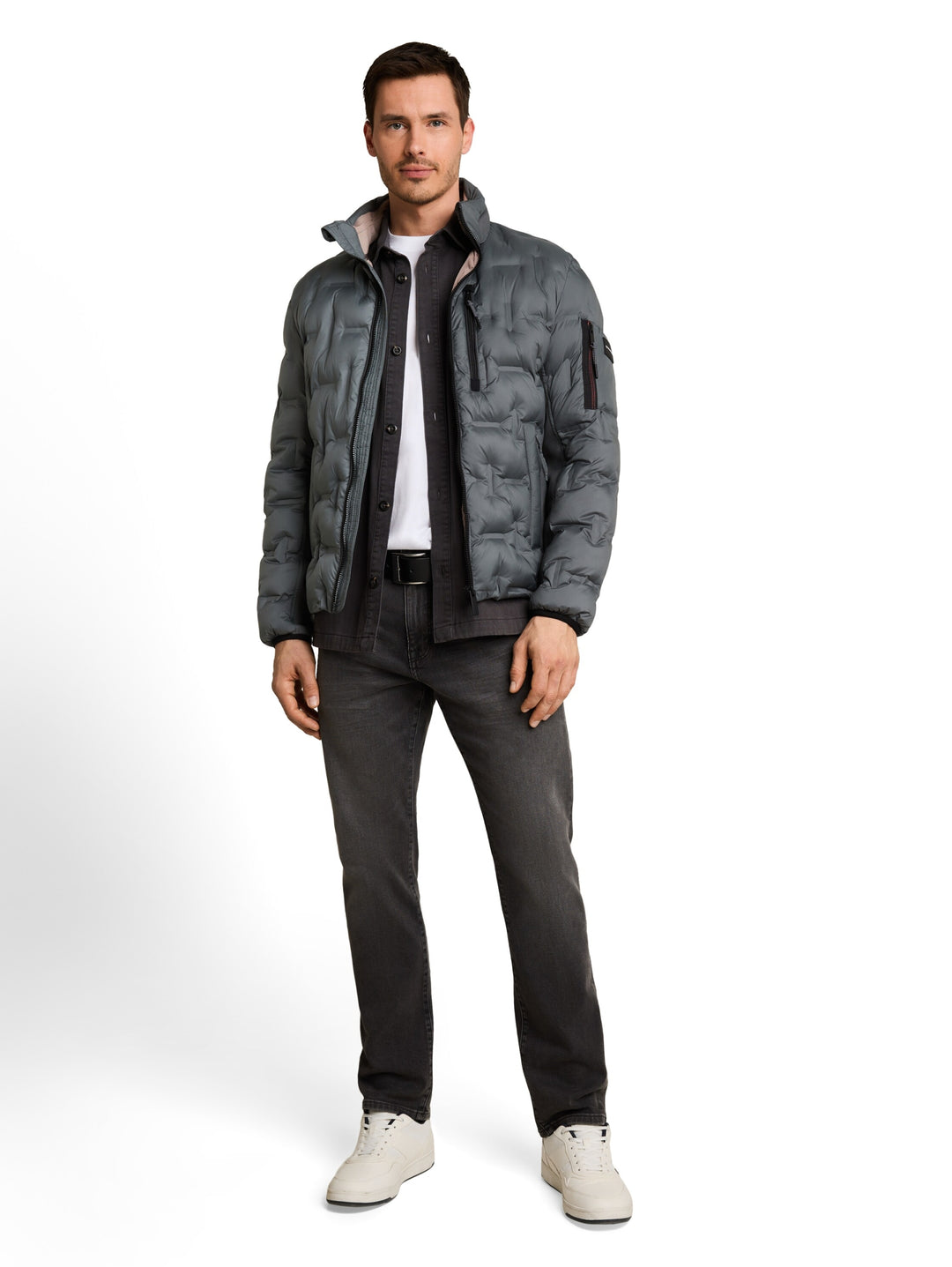 decorative hybrid jacket, Darkest Olive 14406 Bild 3