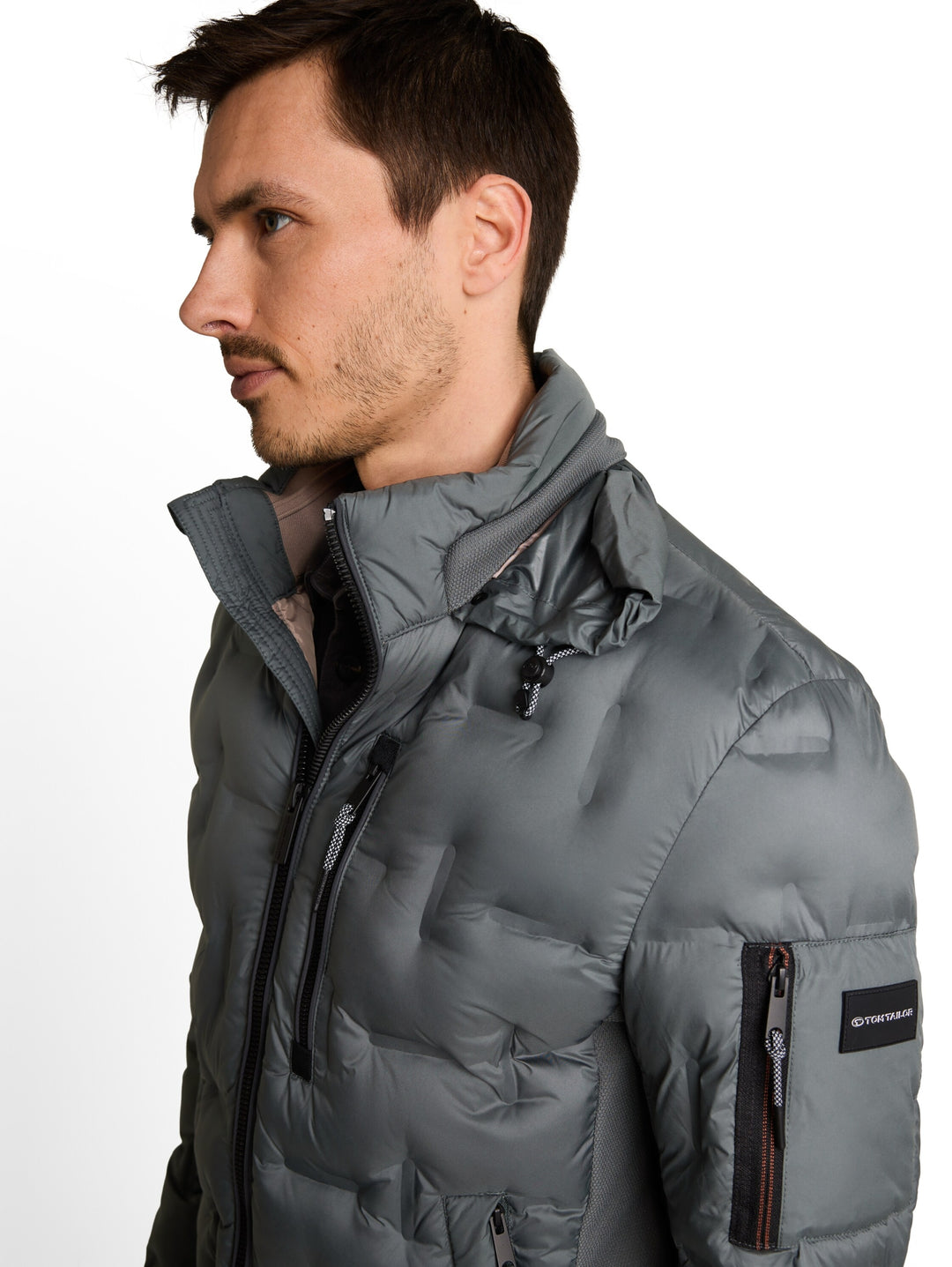 decorative hybrid jacket, Darkest Olive 14406 Bild 6