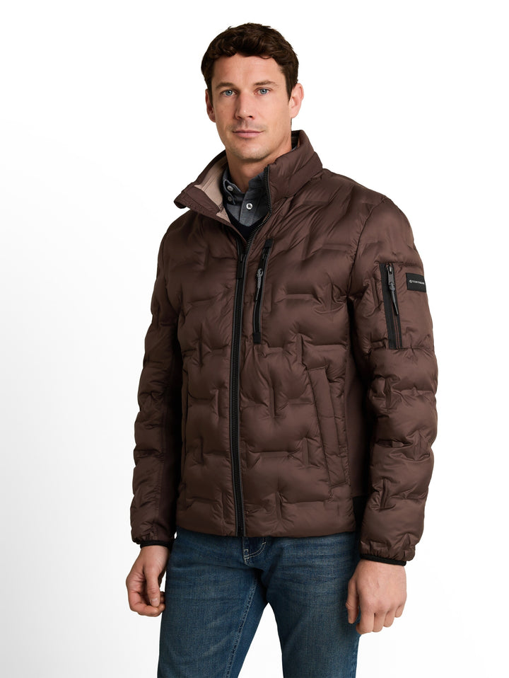 decorative hybrid jacket, java dark brown 13234 Bild 12