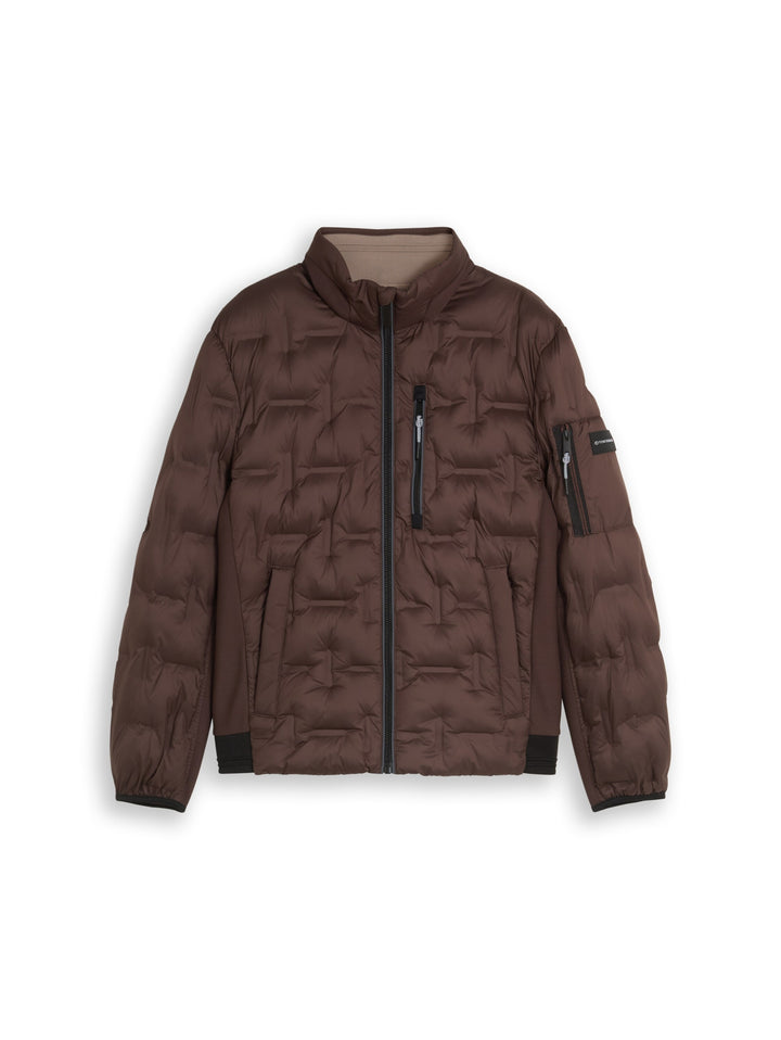 decorative hybrid jacket, java dark brown 13234 Bild 7